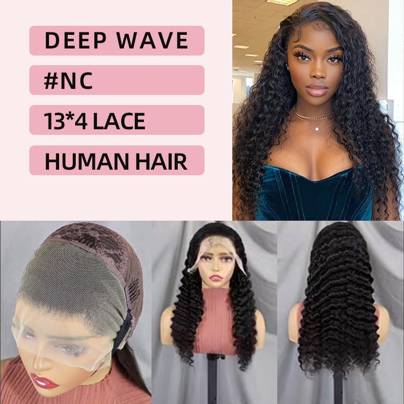 Discover the epitome of beauty with our premium long hair front lace wig, meticulously crafted from authentic human hair in a 13x4 lace style for a natural and authentic look.